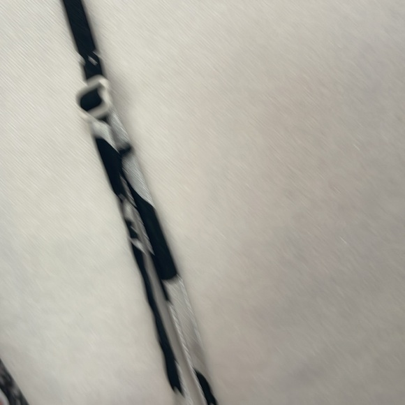 Victoria’s Secret Black White Lace Nightgown medium open front w/ floral design - Picture 6 of 8